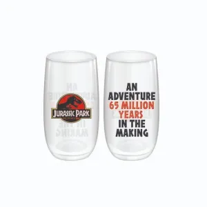 JURASSIC PARK AN ADVENTURE VASO DE CRISTAL