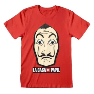 LA CASA DE PAPEL CAMISETA MASK & LOGO XL                                   