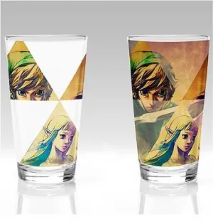 THE LEGEND OF ZELDA VASO 450 ML LINK & ZELDA                               