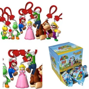 NINTENDO LLAVERO 5 CM SUPER MARIO BACKPACK BUDDIES SERIE 1                 