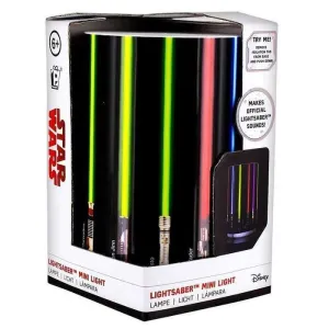 STAR WARS EL ULTIMO JEDI LIGHTSABER MINI LIGHT CON PRUEBA                  
