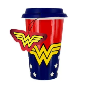 DC COMICS VASO DE VIAJE CERÁMICA 450 ML WONDER WOMAN