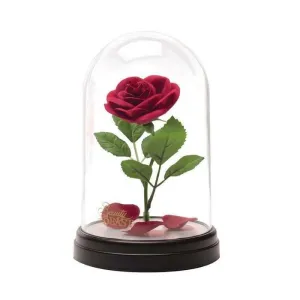 LA BELLA Y LA BESTIA LAMPARA 20 CM ROSA ENCANTADA                          