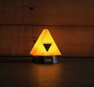 THE LEGEND OF ZELDA LAMPARA 3D TRIFORCE 10 CM                              