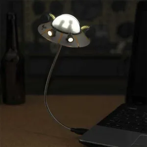 RICK Y MORTY LAMPARA LED USB RICK´S SHIP 9 CM                              