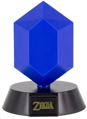 THE LEGEND OF ZELDA BROS LÁMPARA 3D ICON RUPIA AZUL 10 CM