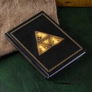 THE LEGEND OF ZELDA LIBRETA CON LUZ TRIFORCE