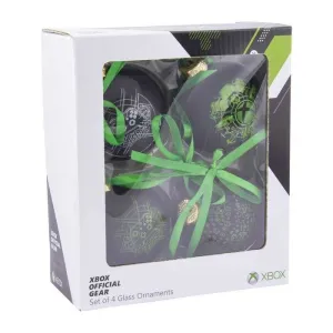 XBOX SET DE DECORACION NAVIDAD GLASS ORNAMENTS                             