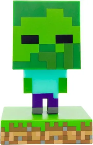MINECRAFT LÁMPARA 3D ICON ZOMBIE