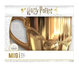 HARRY POTTER TAZA SNITCH DORADA