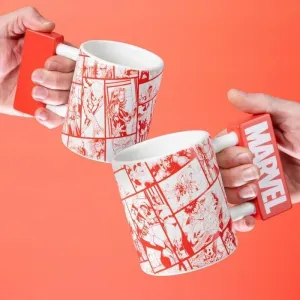 MARVEL TAZA 450ML CON LOGO EN EL ASA