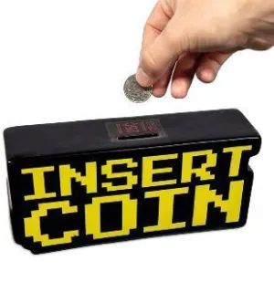 HUCHA RETRO INSERT COIN CERÁMICA