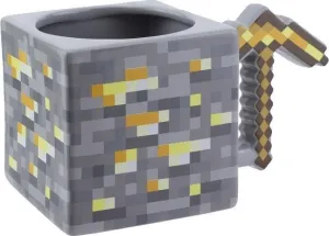 MINECRAFT TAZA 3D GOLD PICKAXE