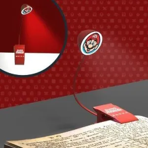 SUPER MARIO LAMPARA DE LECTURA