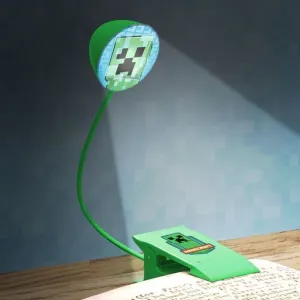 MINECRAFT LAMPARA DE LECTURA CREEPER