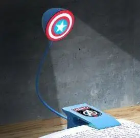 MARVEL CAPITAN AMERICA LAMPARA DE LECTURA