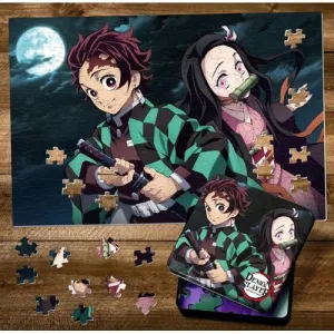 GUARDIANES DE LA NOCHE PUZZLE 250 PIEZAS NEZUKO Y TANJIRO