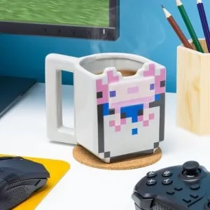 MINECRAFT TAZA 3D AXOLOTL