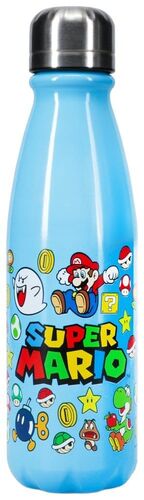 SUPER MARIO BOTELLA DE AGUA DE ALUMINIO 550ML