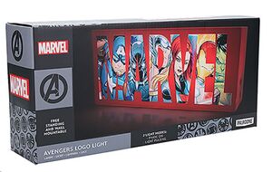 MARVEL LAMPARA LOGO AVENGERS 30 CM