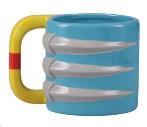 MARVEL TAZA 3D LOBEZNO GARRA 350 ML