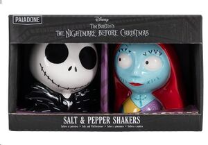 PESADILLA ANTES DE NAVIDAD SET DE SALERO Y PIMENTERO JACK Y SALLY 7 CM