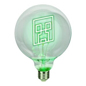 MINECRAFT BOMBILLA LED NEON CREEPER E27