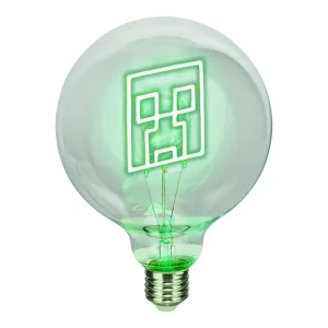 MINECRAFT BOMBILLA LED NEON CREEPER E27