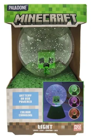 MINECRAFT LÁMPARA LED GLITTER BALL