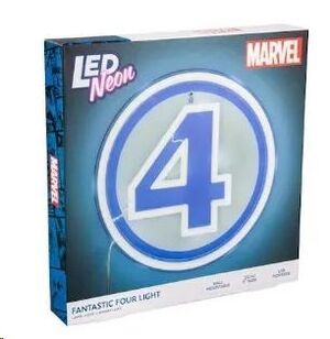 LAMPARA NEON 4 FANTASTICOS