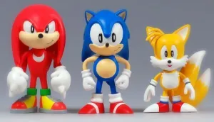 SONIC MINI FIGURAS 7 A 8 CM SERIE 1 (3 MODELOS)                            