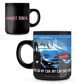 EL COCHE FANTASTICO TAZA CHICKS DIG MY CAR                                 
