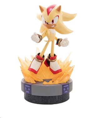 SONIC THE HEDGEHOG THE ULTIMATE LIFE FORM ESTATUA SUPER SHADOW STANDARD EDITION 32 CM