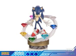 SONIC THE HEDGEHOG ESTATUA RESINA SONIC FRONTIERS - SONIC 42CM