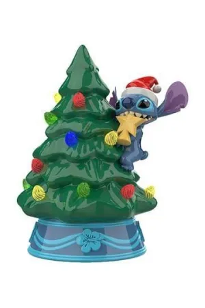 DISNEY ÁRBOL DE NAVIDAD DE CERÁMICA CON LUCES STITCH 15 CM