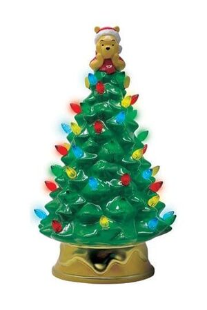DISNEY ÁRBOL DE NAVIDAD DE CERÁMICA CON LUCES WINNIE THE POOH 30 CM