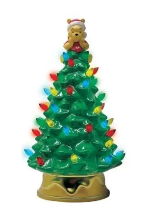 DISNEY ÁRBOL DE NAVIDAD DE CERÁMICA CON LUCES WINNIE THE POOH 30 CM