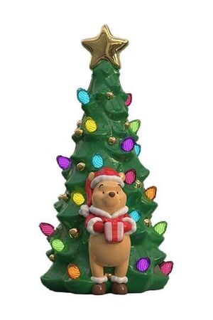 DISNEY ÁRBOL DE NAVIDAD DE CERÁMICA CON LUCES WINNIE THE POOH 15 CM