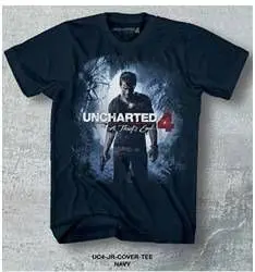 UNCHARTED 4 CAMISETA CHICO JR COVER TEE NAVY T-XXL                         