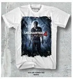 UNCHARTED 4 CAMISETA CHICO JR COVER TEE WHITE T-L                          