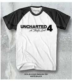 UNCHARTED 4 CAMISETA CHICO JR LOGO RAGLAN TEE T-XXL                        