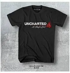 UNCHARTED 4 CAMISETA CHICO JR LOGO TEE BLACK T-L                           