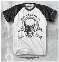 UNCHARTED 4 CAMISETA CHICO JR SKULL RAGLAN TEE T-XXL                       
