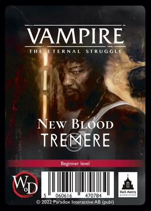 VAMPIRE THE ETERNAL STRUGGLE NEW BLOOD TREMERE - INGLÉS