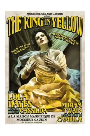ARKHAM HORROR LITOGRAFIATHE KING IN YELLOW LIMITED EDITION 42 X 30 CM