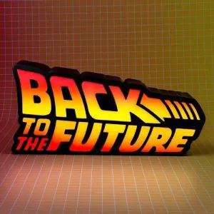 REGRESO AL FUTURO LÁMPARA LED LOGO 25 CM