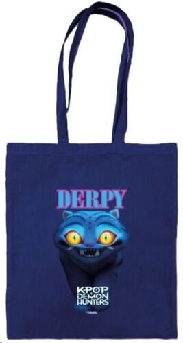 KPOP DEMON HUNTERS BOLSA DE TELA AZUL DERPY