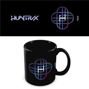 KPOP DEMON HUNTERS TAZA NEGRA HUNTRIX LOGO 325 ML