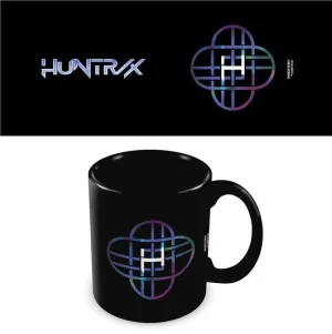 KPOP DEMON HUNTERS TAZA NEGRA HUNTRIX LOGO 325 ML