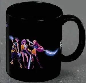 KPOP DEMON HUNTERS TAZA NEGRA 325 ML